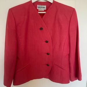 Vintage Margaret Godfrey Bagatelle Pink Blazer (size 6)